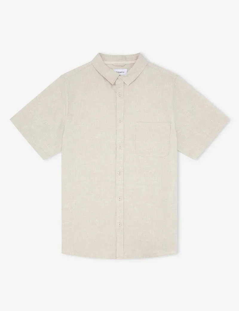 Mr Simple Linen S/S Shirt