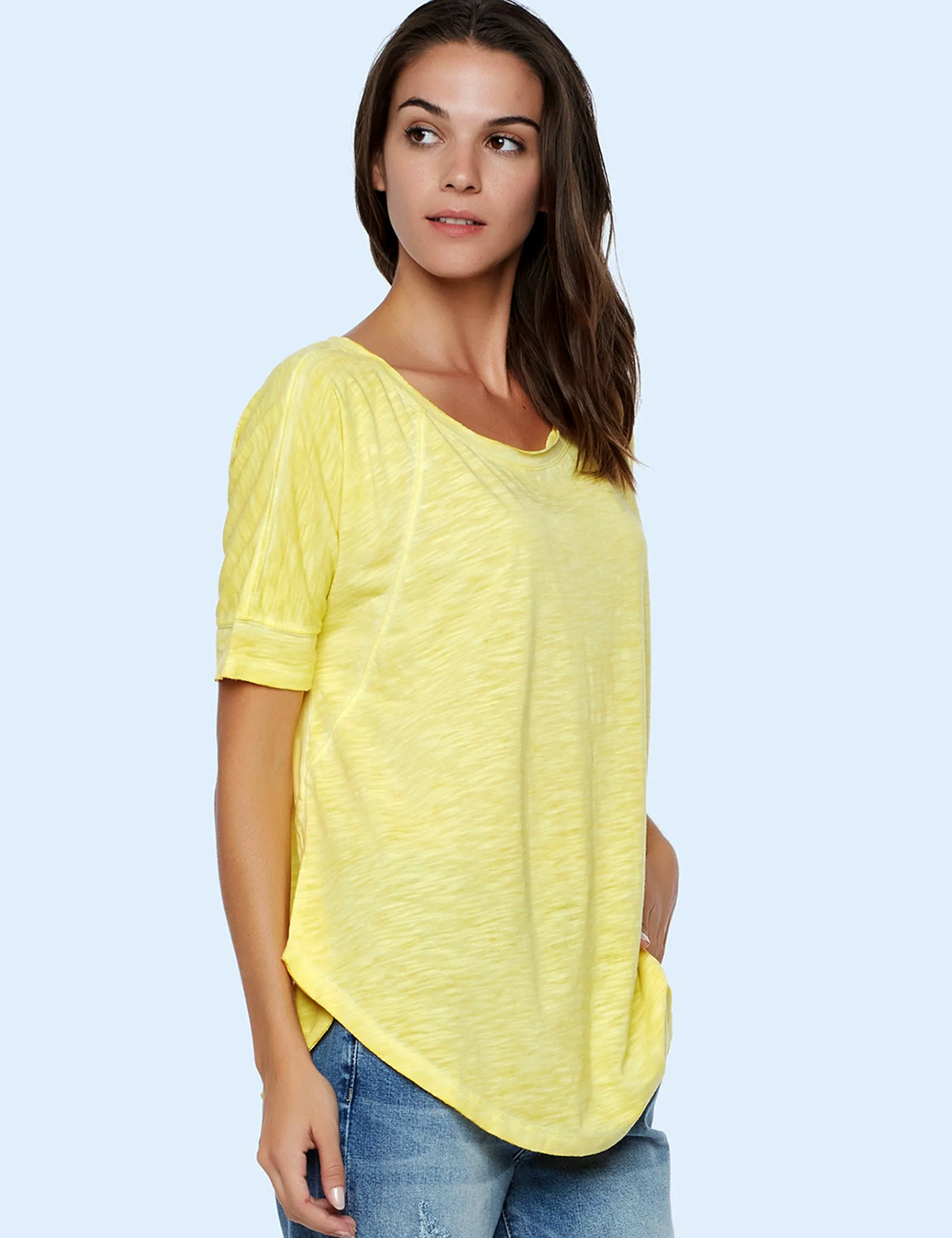 Oversized Slub Tee