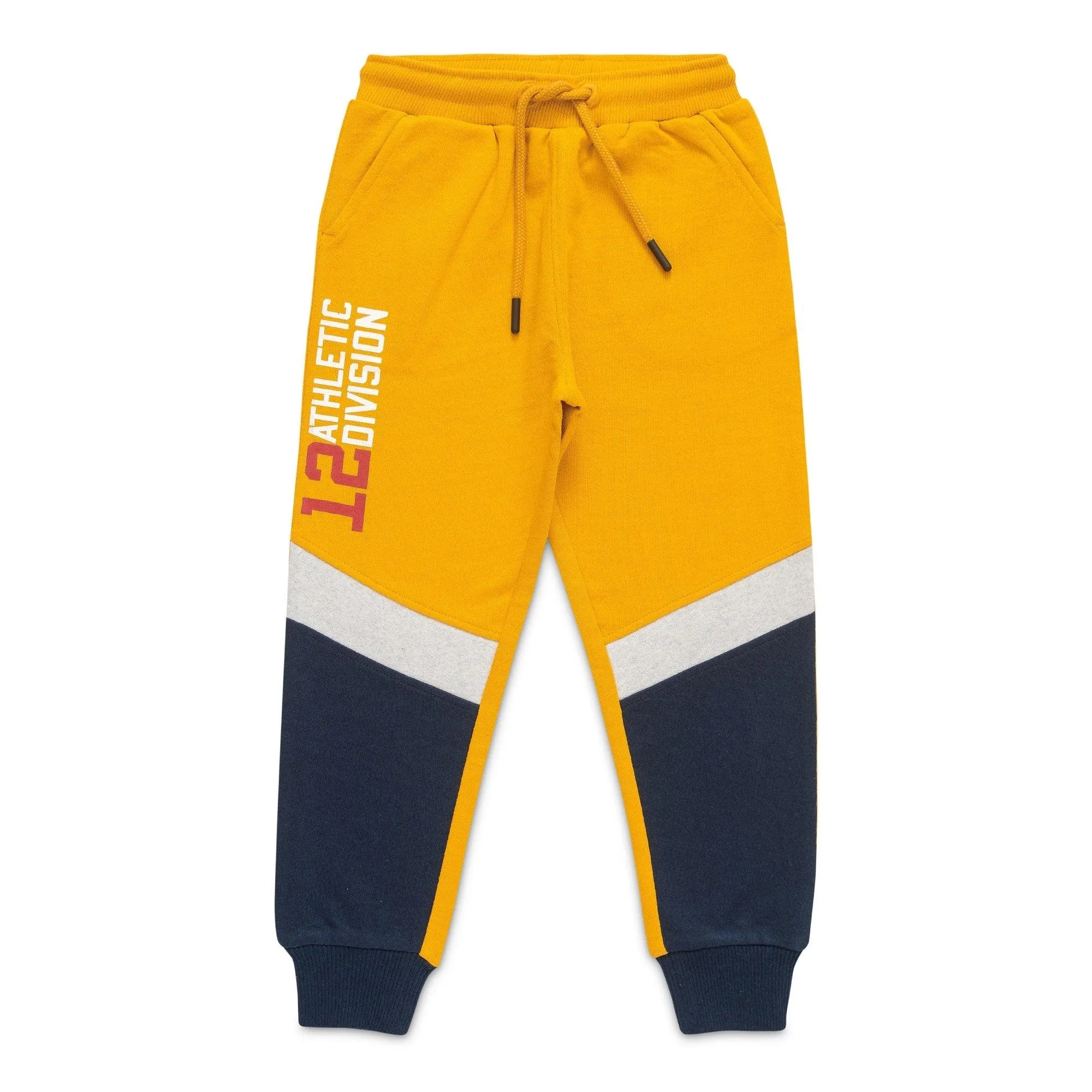 "Baby Boys' Jogger Pants  Pack of 2, Sporty 'Next Generation' & 'Athletic Division' Prints, Cotton Blend"