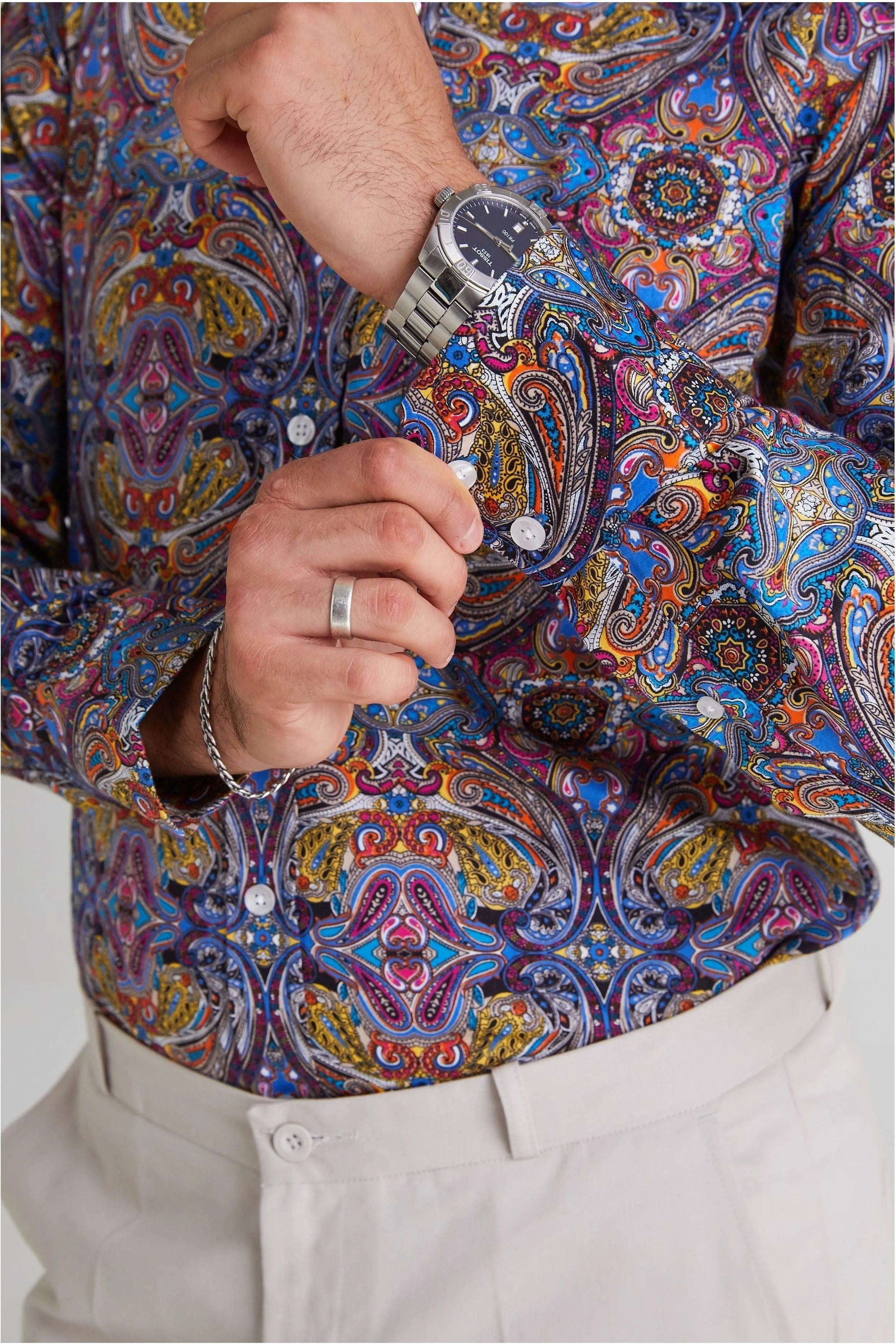 Relco - RSW-512-PLT Psychedelic Paisley - Shirt