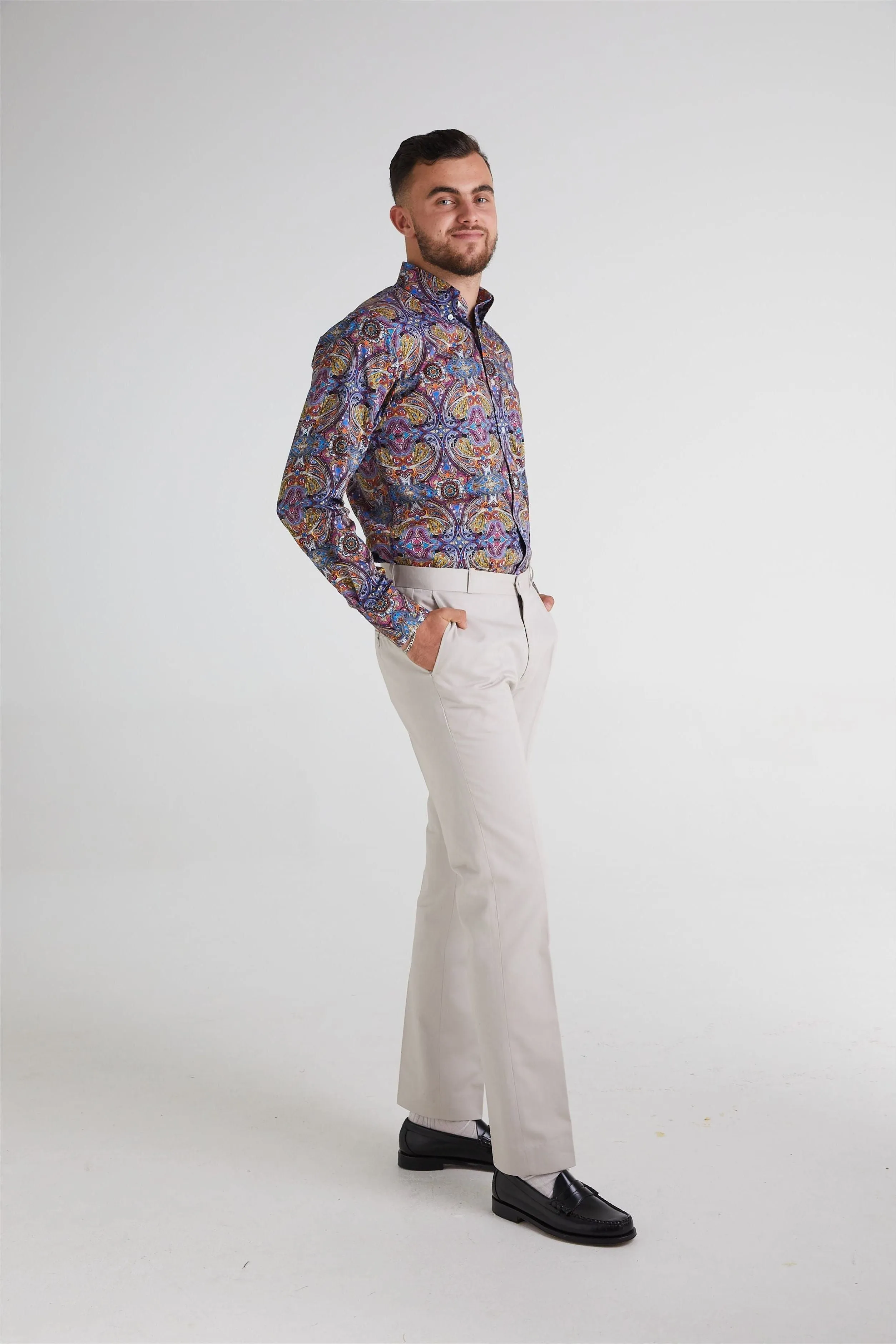 Relco - RSW-512-PLT Psychedelic Paisley - Shirt