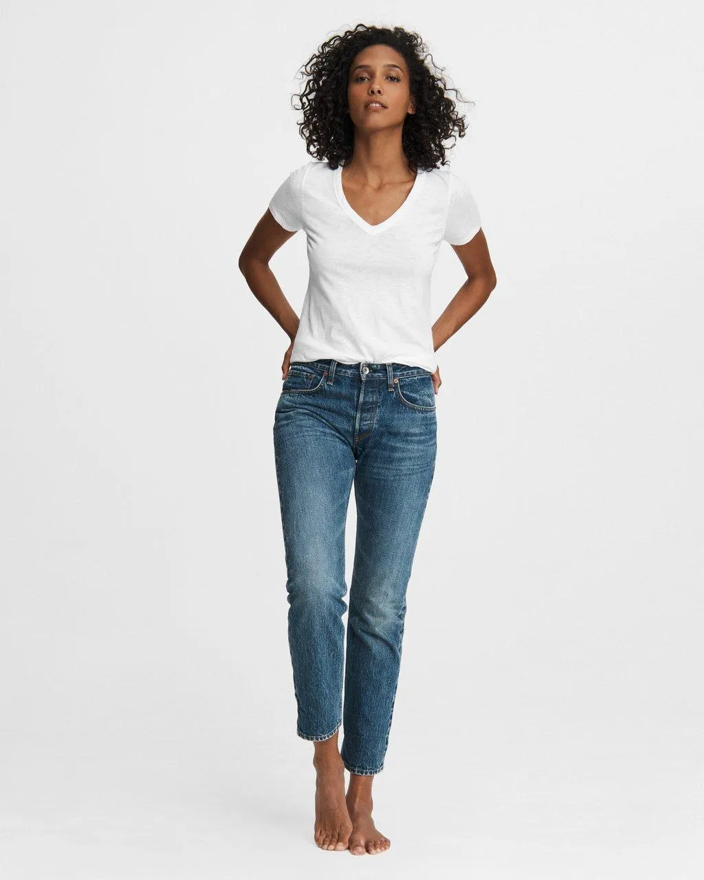 Rosa Mid-rise Boyfriend Jeans