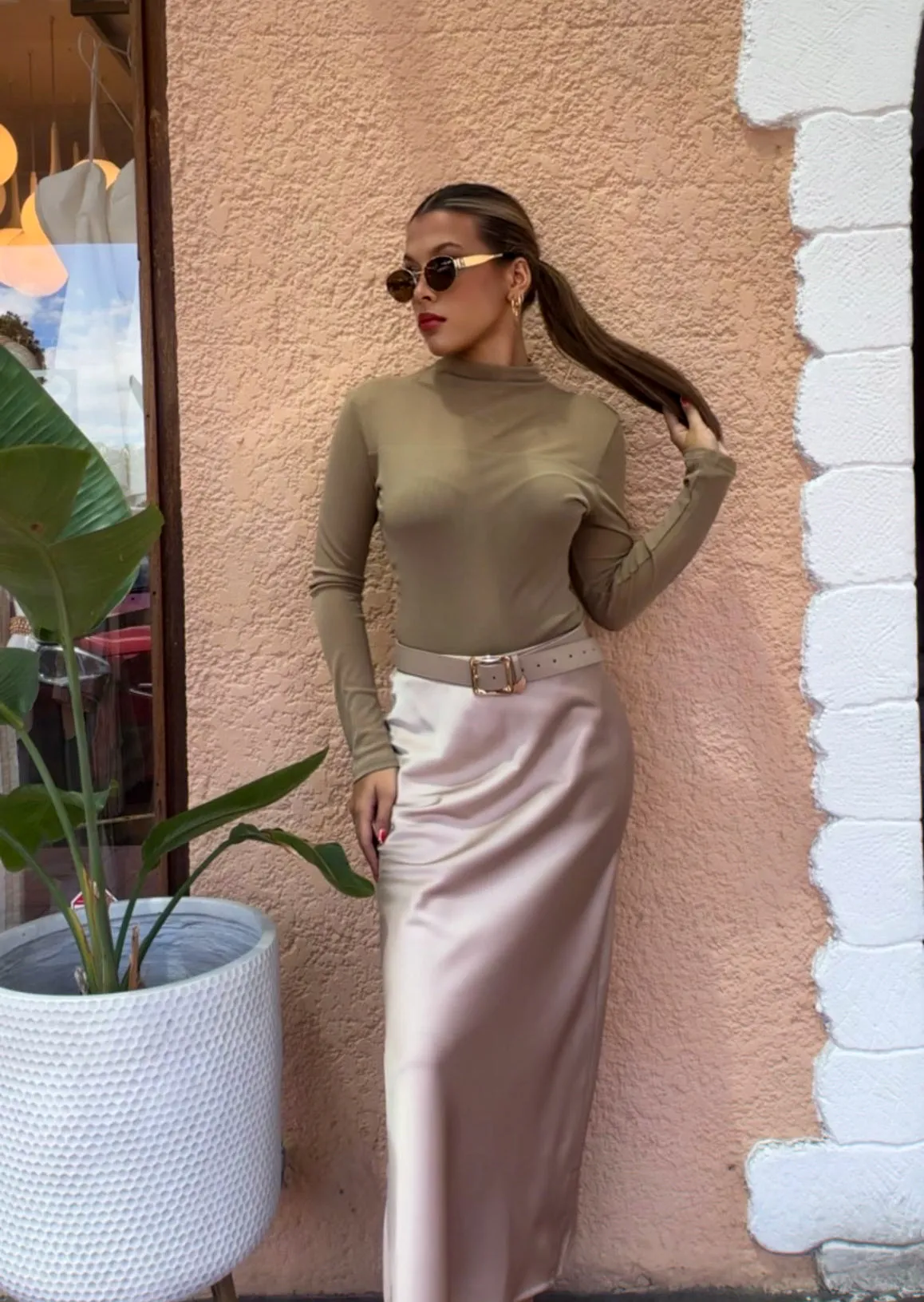 Sandstone Mesh Top