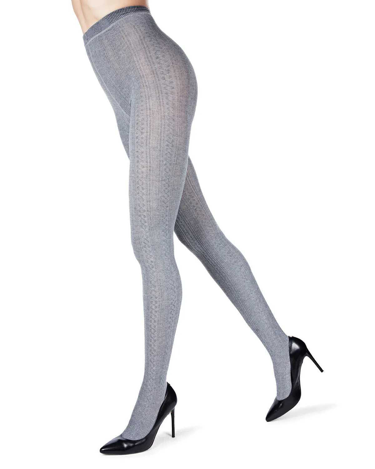 Toronto Cable Sweater Cotton Blend Tights