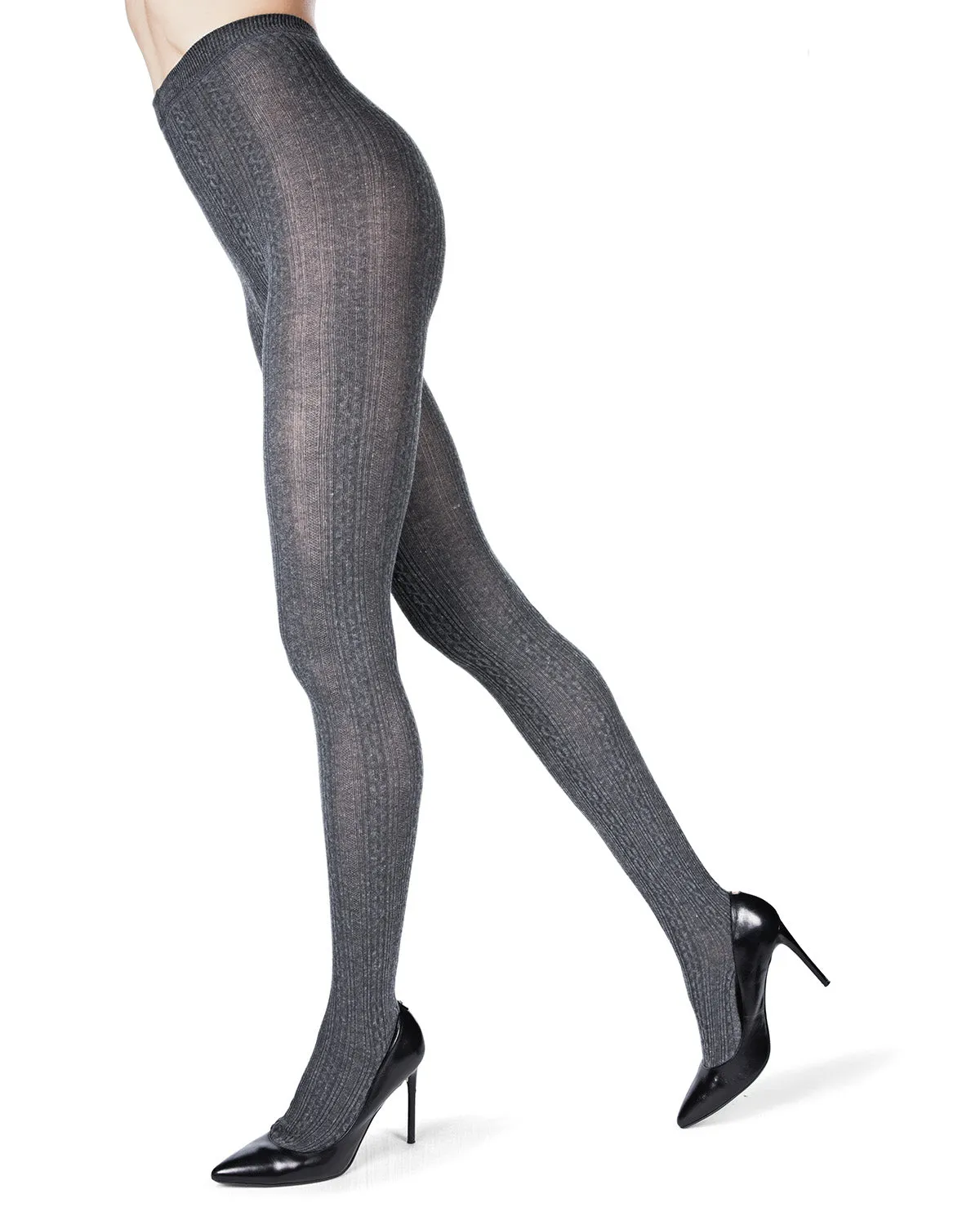 Toronto Cable Sweater Cotton Blend Tights