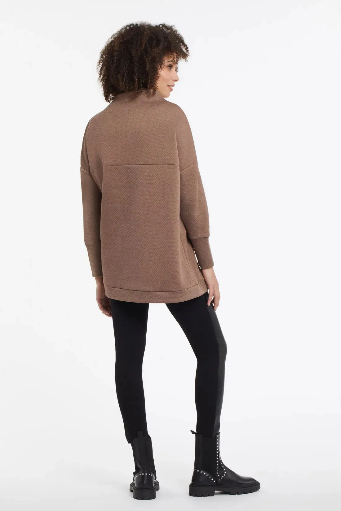 VERONA VEGAN LEATHER COMBINATION LEGGINGS - TRIBAL 7522O-4650