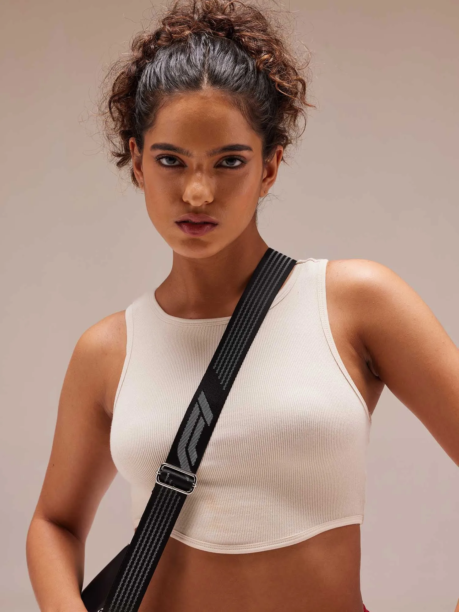 White All Day Rib Top