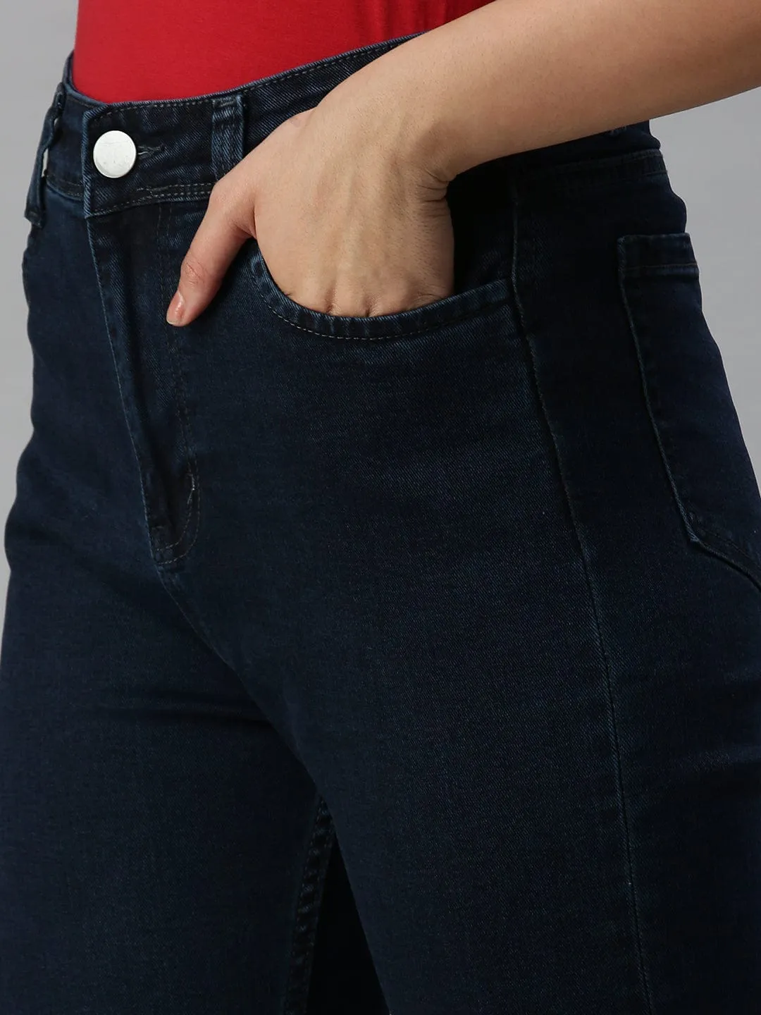 Women Blue Jean High-Rise Stretchable Jeans