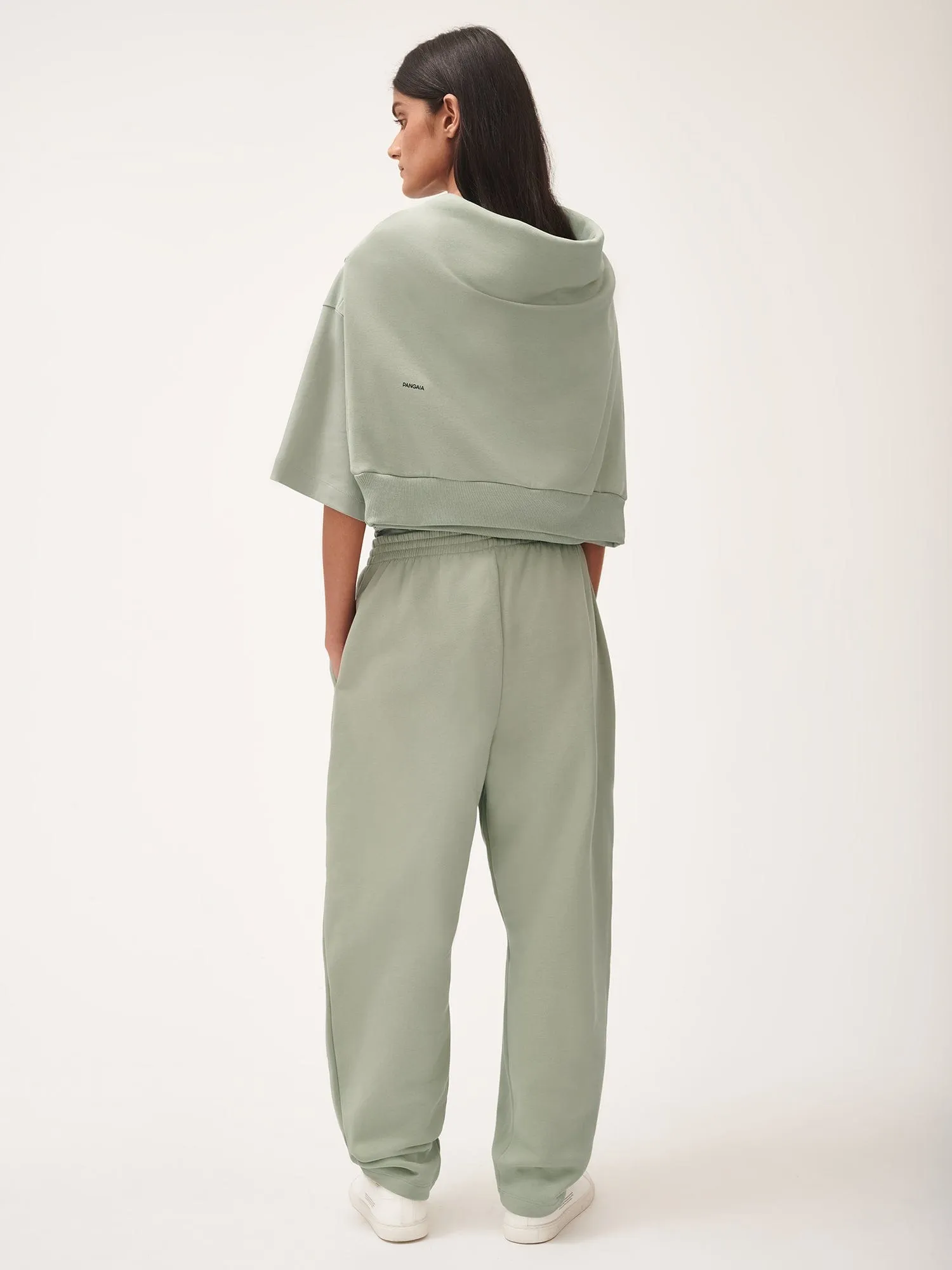 Womens DNA Barrel-Leg Track Pantsmoss green