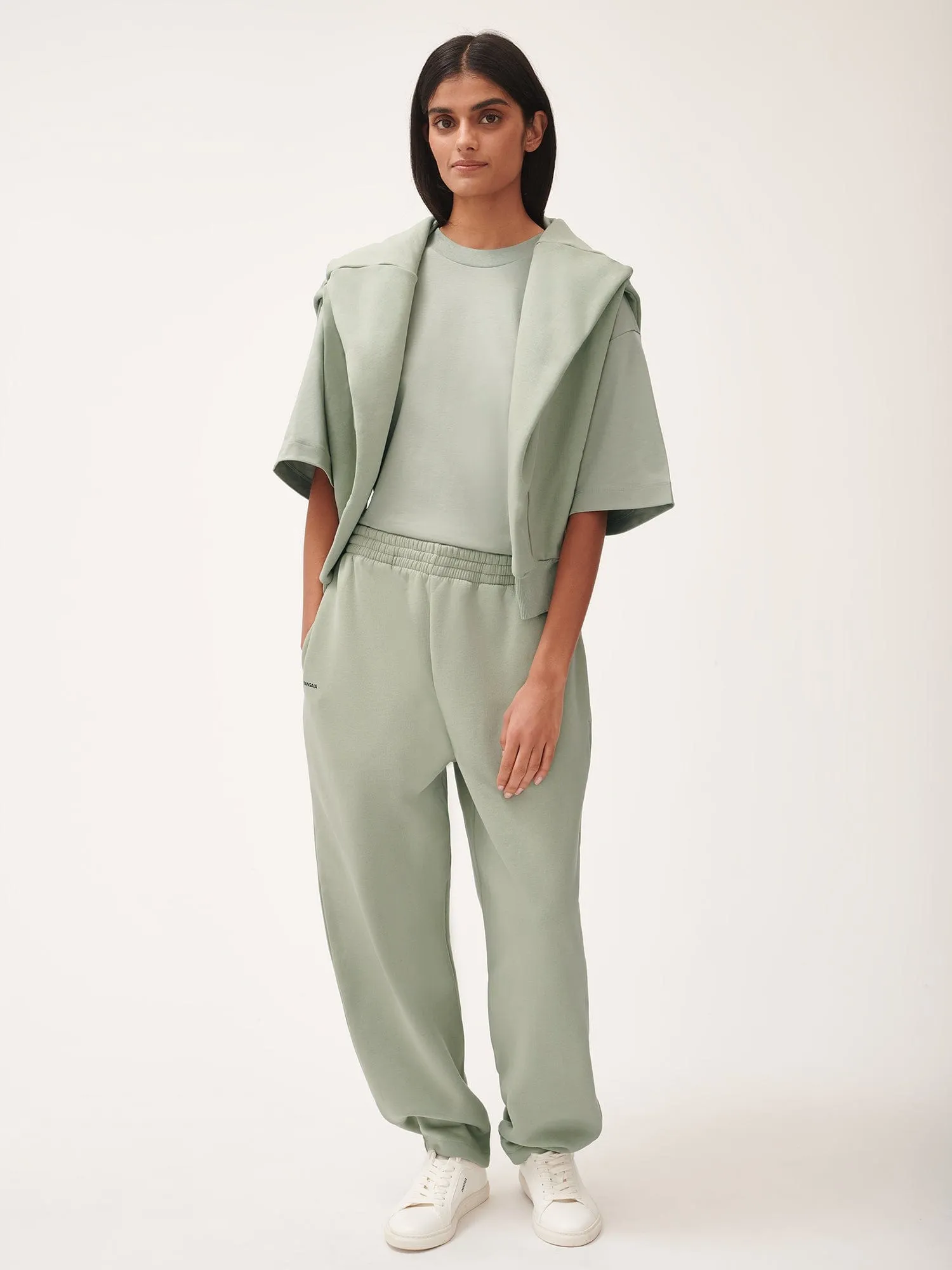 Womens DNA Barrel-Leg Track Pantsmoss green