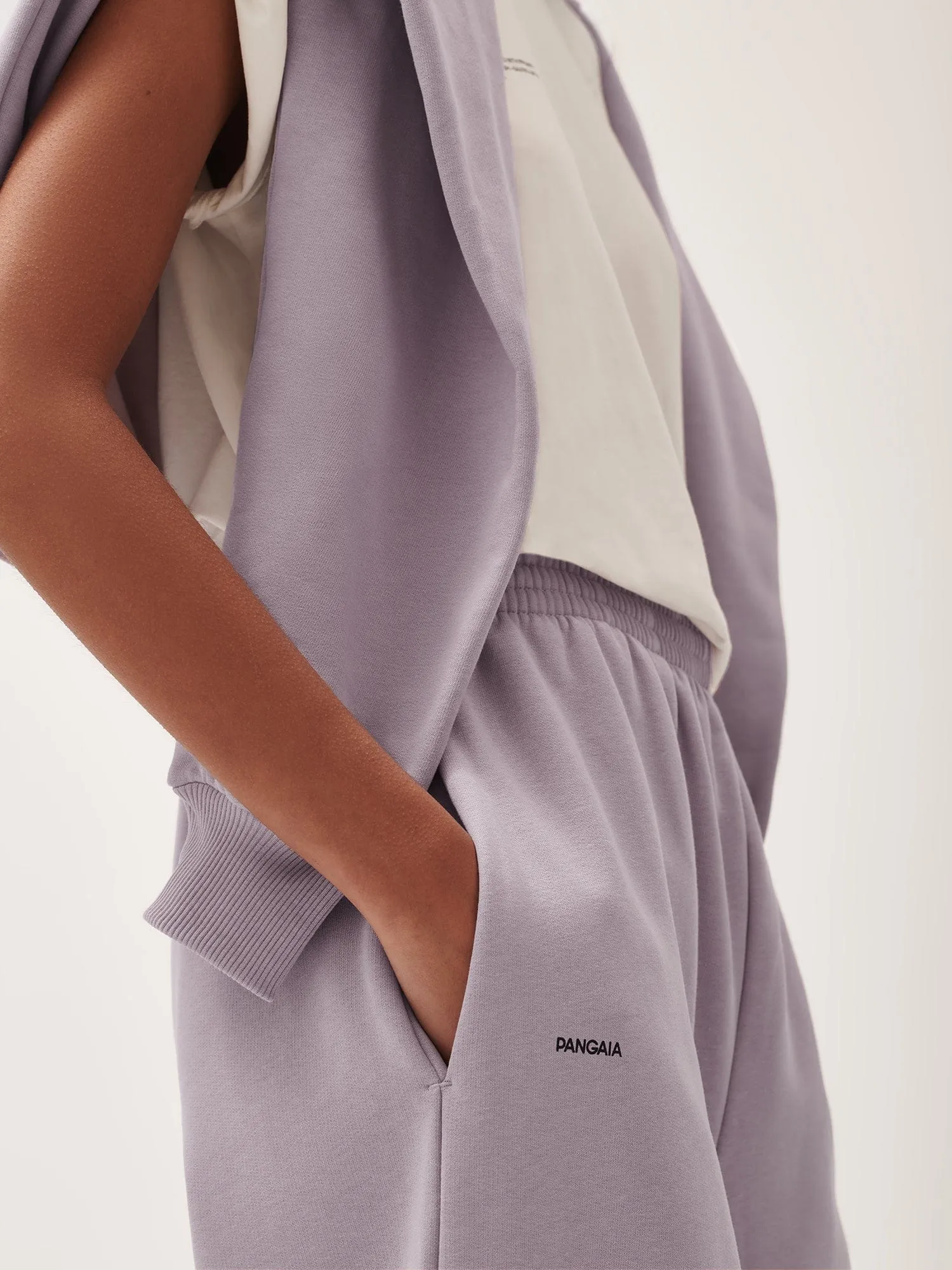 Womens DNA Barrel-Leg Track Pantsraisin purple