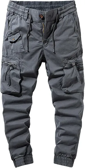 Work Pants for Men Big and Tall Men's Wild Cargo Pants Casual Joggers Sweatpants Outdoor Waterproof Hiking Work Pants