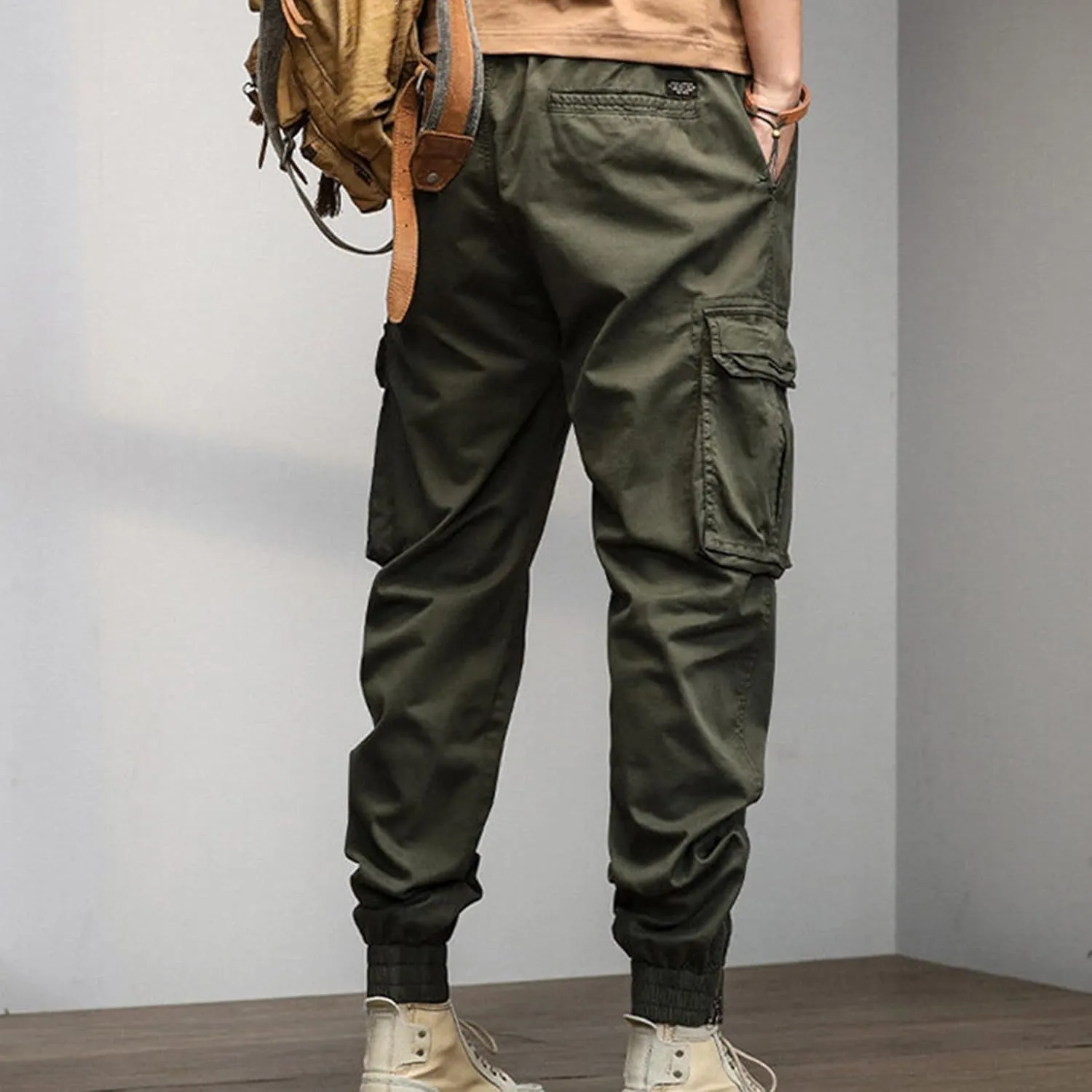 Work Pants for Men Construction Flex Waterproof Baggy Sweat Pants Classic Work Pants Relaxed Fit Straight Leg Tousers